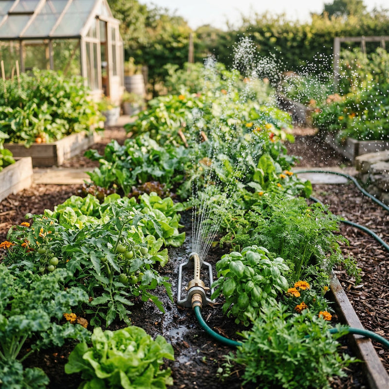 Jardinière cultivant des semis dans sa mini-serre Serrevia