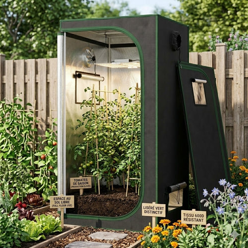 Serre Tunnel Potager Pro – Aération Optimale